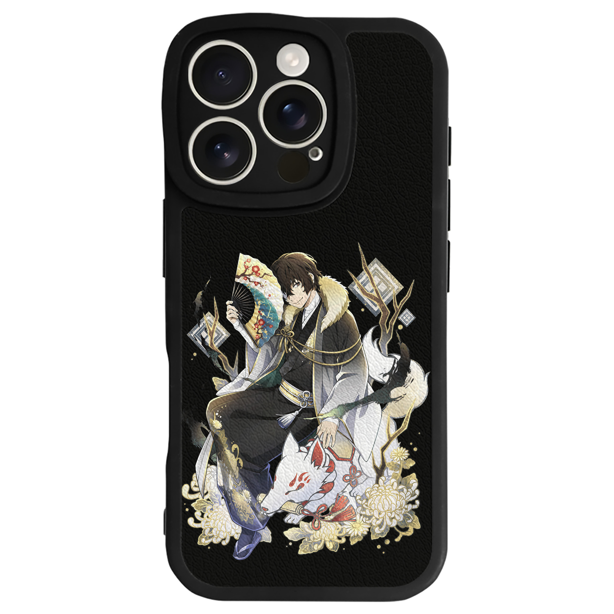 （画像用） 文豪ストレイドッグス Bungo Stray Dogs 【iPhone 16シリーズ対応】シリコンスマホケース（レザー調） 材質：シリコン